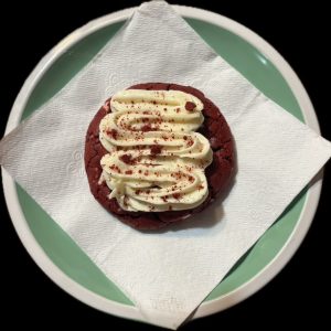 Phat Red Velvet Cookie with Cream Cheese Frosting